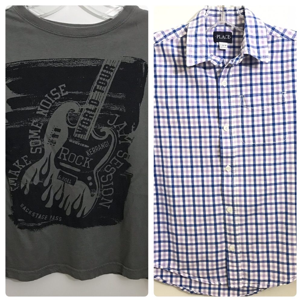Lot of 2 Boy's Children's Place Shirts